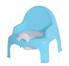 Горшок-стульчик детский Эльфпласт (бирюзовый-белый)