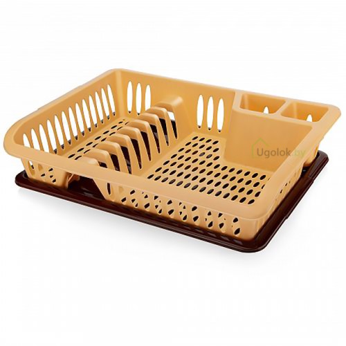 Сушилка для посуды Rondo малая (бежевый-коричневый) Сушилка для посуды Rondo малая (бежевый-коричневый)