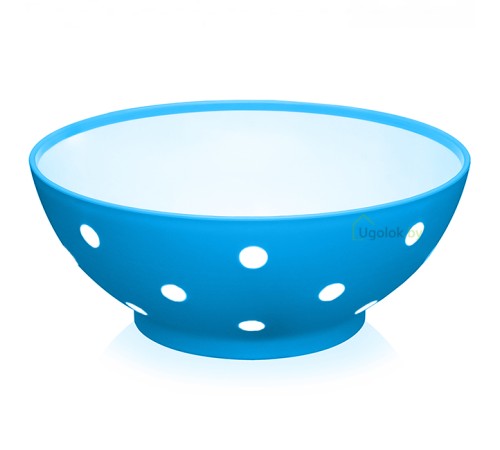 Миска пластиковаяTwist 1.5 л (голубой)