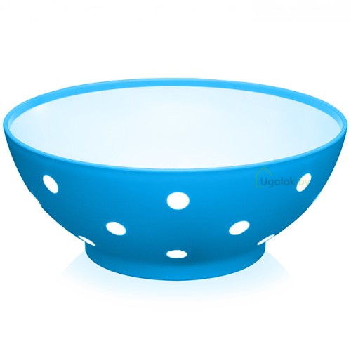 Миска пластиковаяTwist 1.5 л (голубой)