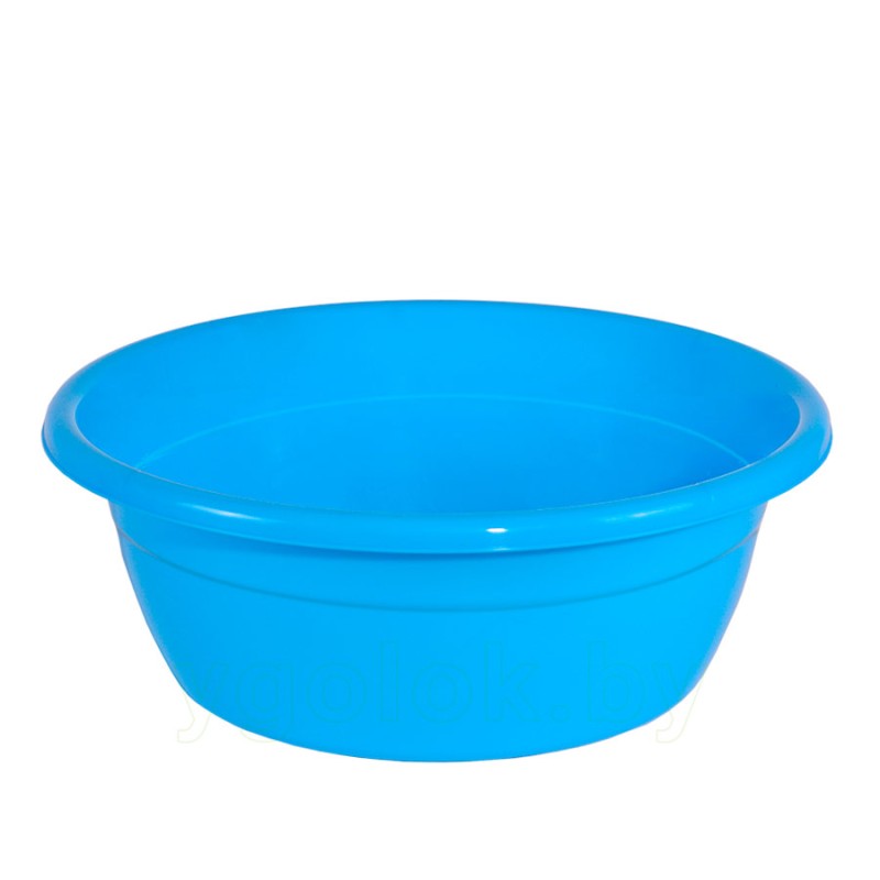 Миска пластиковая  Селена 15 л (голубой)