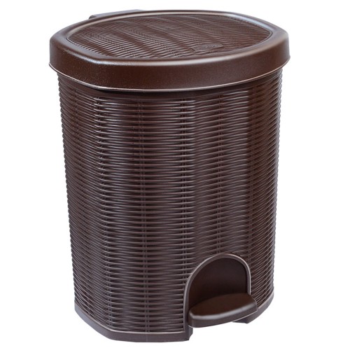 Контейнер с педалью Elegance 11 л (коричневый)