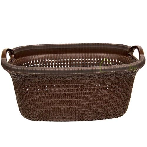 Корзина для белья Paola 30 л (коричневый)