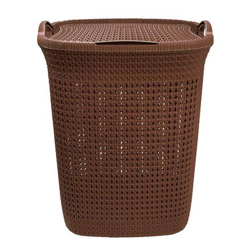 Корзина для белья Paola 37 л (коричневый)