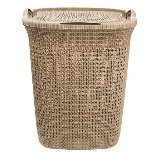 Корзина для белья Paola 55 л (бежевый) Корзина для белья Paola 55 л (бежевый)