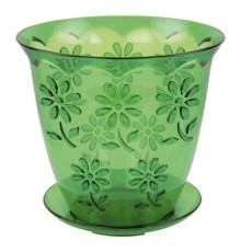 Горшок цветочный Соблазн для орхидеи 1.5 л (зеленый)