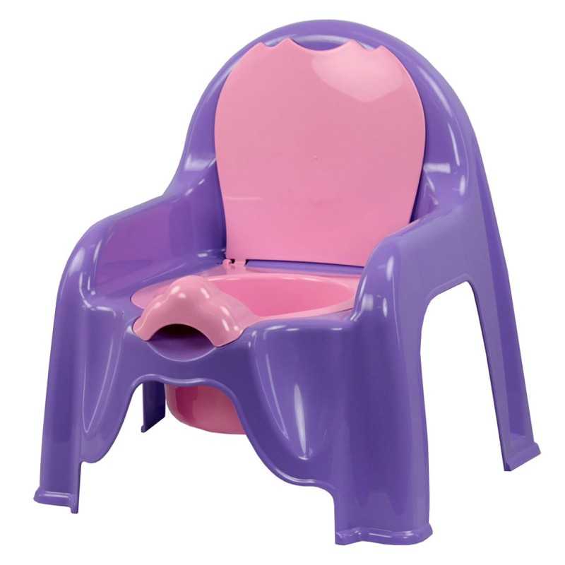 Горшок-стульчик детский пластиковый, фиолетовый