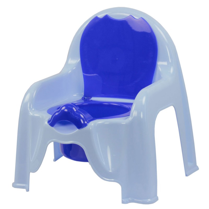 Горшок-стульчик детский (голубой)