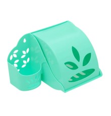 Держатель для туалетной бумаги и освежителя воздуха (зеленый)