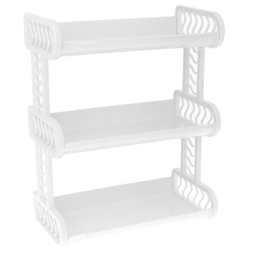 Полка для ванной трехъярусная (белый) Полка для ванной трехъярусная (белый)