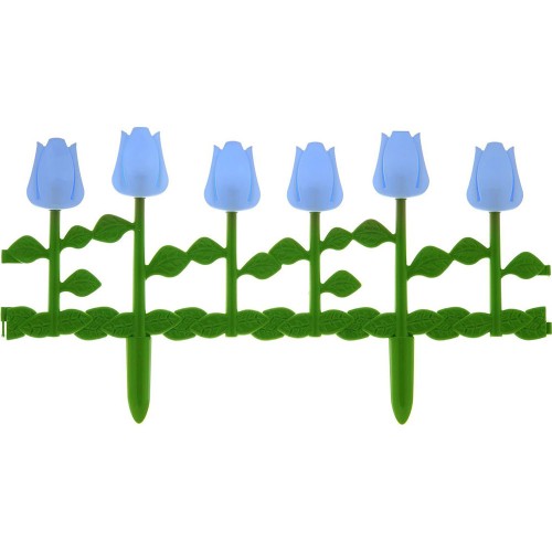 Ограждение Цветник №1 620x290 (6 штук) синий