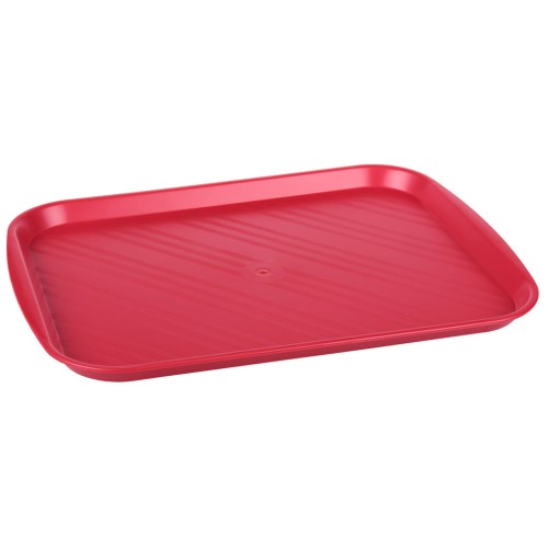 Поднос столовый красный Поднос столовый красный