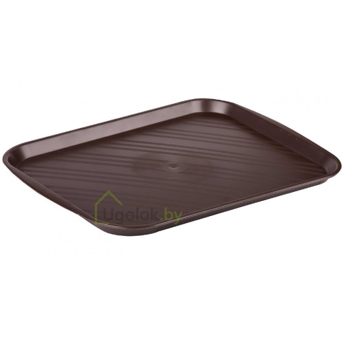 Поднос столовый коричневый Поднос столовый коричневый