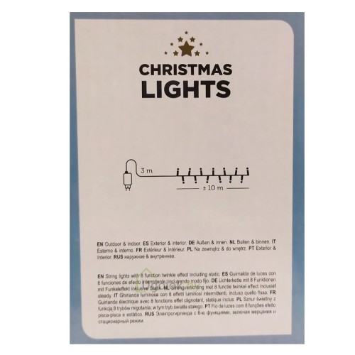 Гирлянда светодиодная Lumineo 493194 10 м 400 LED Compact Twinkle теплый белый