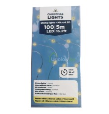 Гирлянда светодиодная Lumineo 486103 5 м 100 LED String lights Micro Led теплый белый