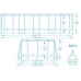 Бассейн каркасный Bestway 5611R Steel Pro MAX 610x366x122см