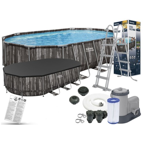 Бассейн каркасный Bestway 5611R Steel Pro MAX 610x366x122см