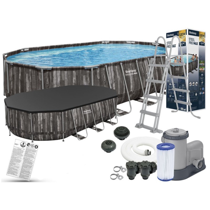 Бассейн каркасный Bestway 5611R Steel Pro MAX 610x366x122см 5611R купить в Минске - интернет-магазин Ugolok.by
