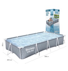 Бассейн каркасный Bestway 561FT 366x201x66см