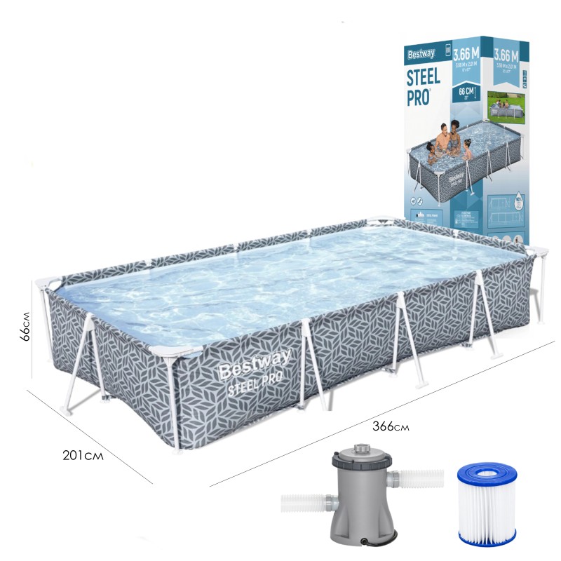 Бассейн каркасный Bestway 561FV 366x201x66см 561FV купить в Минске - интернет-магазин Ugolok.by