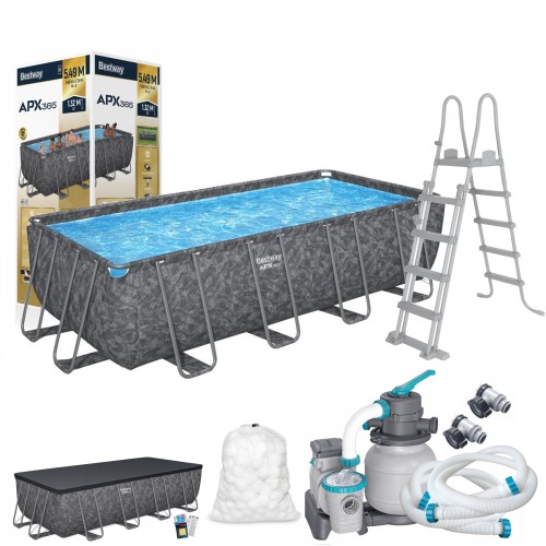 Бассейн каркасный Bestway 561KA зимостойкий APX 365, 549x274x132cм