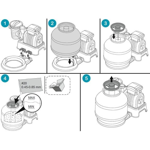 Бассейн каркасный Bestway 561KA зимостойкий APX 365, 549x274x132cм