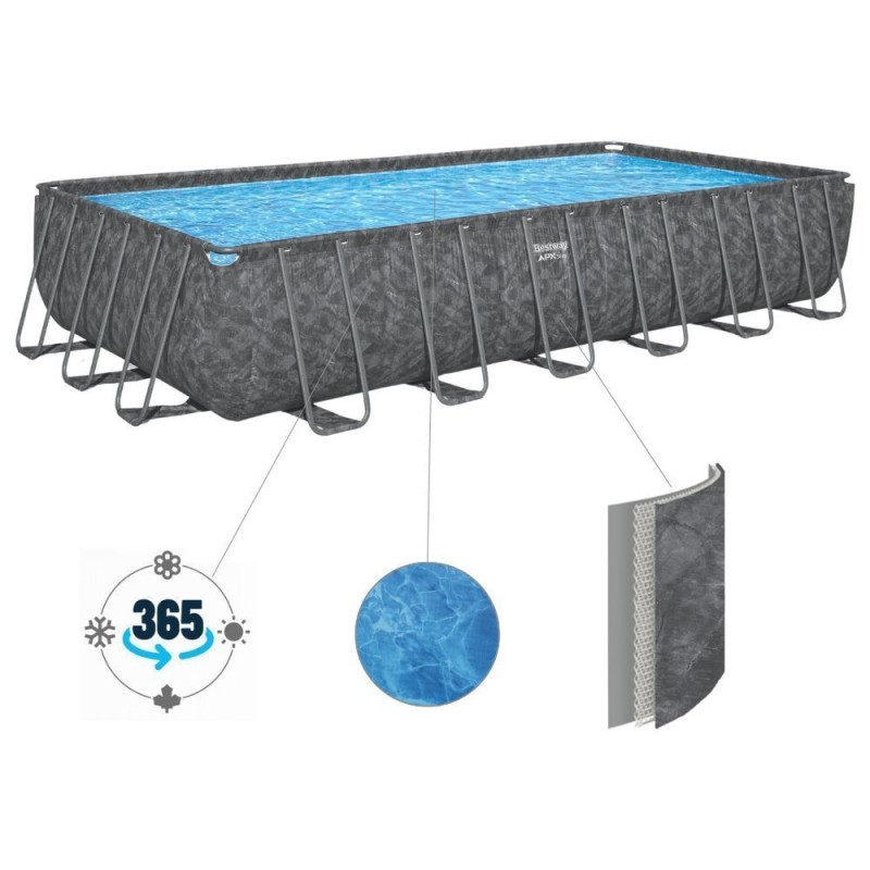 Бассейн каркасный Bestway 561KG  зимостойкий APX365  732x366x132см 561KG - фото 6 | Ugolok.by