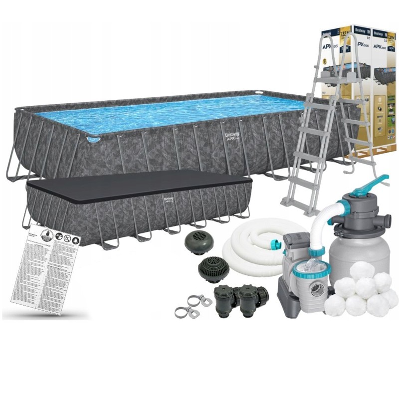 Бассейн каркасный Bestway 561KG  зимостойкий APX365  732x366x132см 561KG купить в Минске - интернет-магазин Ugolok.by