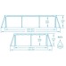 Бассейн каркасный Bestway 56403 Steel Pro 259x170x61см 
