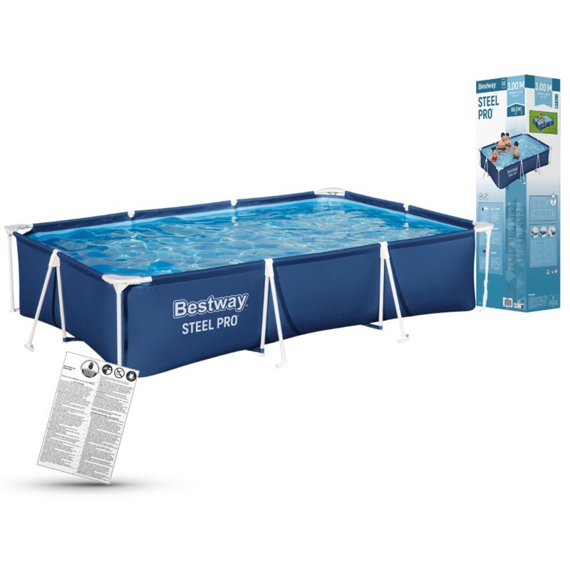 Бассейн каркасный Bestway 56404 Steel Pro 300x201x66 см  56404 купить в Минске - интернет-магазин Ugolok.by