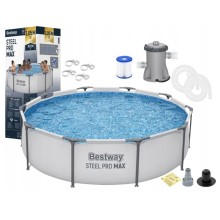Бассейн каркасный Bestway 56408 Steel Pro MAX 305x76 см