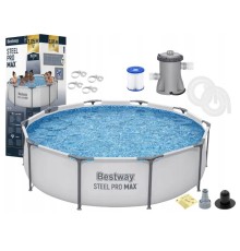 Бассейн каркасный Bestway 56408 Steel Pro MAX 305x76 см