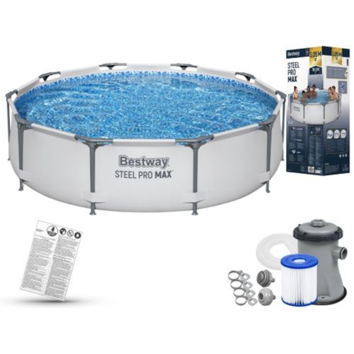 Бассейн каркасный Bestway 56408 Steel Pro MAX 305x76 см