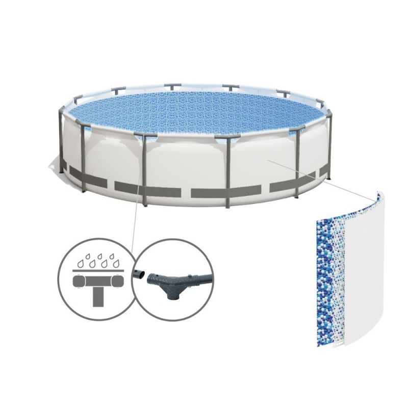 Бассейн каркасный Bestway 56438 Round steel Pro MAX 457x122  56438 - фото 9 | Ugolok.by