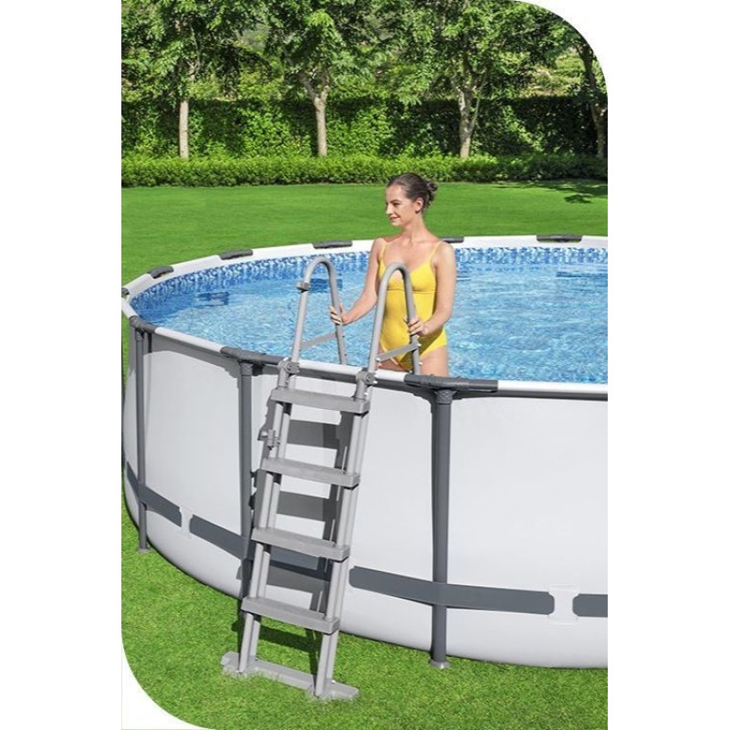 Бассейн каркасный Bestway 56438 Round steel Pro MAX 457x122  56438 - фото 10 | Ugolok.by