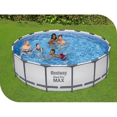 Бассейн каркасный Bestway 56438 Round steel Pro MAX 457x122
