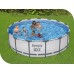 Бассейн каркасный Bestway 56438 Round steel Pro MAX 457x122