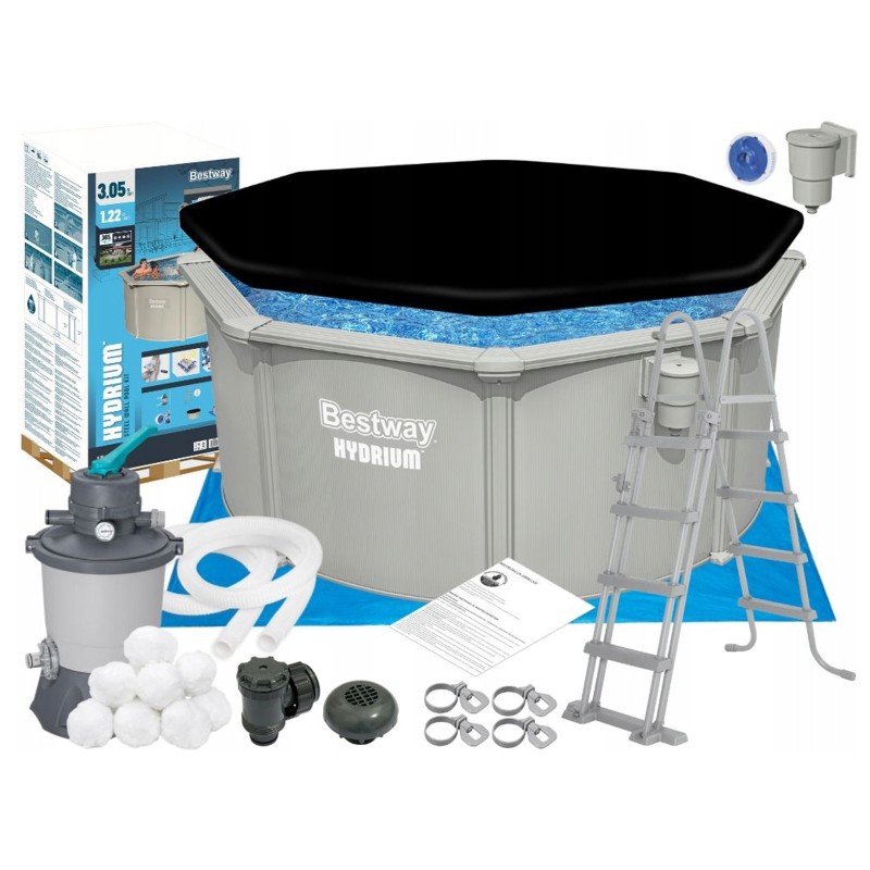 Бассейн каркасный Bestway 56566 Hydrium 305х122 см  56566 купить в Минске - интернет-магазин Ugolok.by