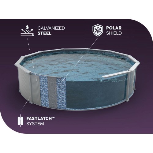 Стальной бассейн Bestway 56574 Hydrium 360x120см,  