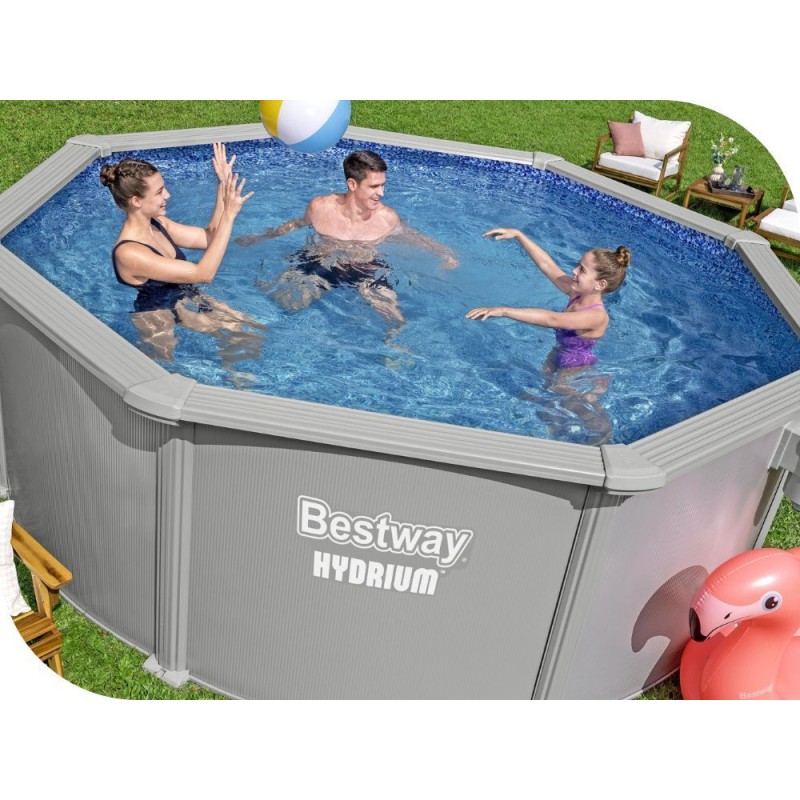 Стальной бассейн Bestway 56574 Hydrium 360x120см,   56574 - фото 8 | Ugolok.by