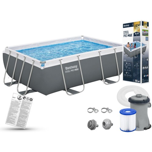 Каркасный бассейн Bestway 56629 Steel Pro MAX 282х196х84см