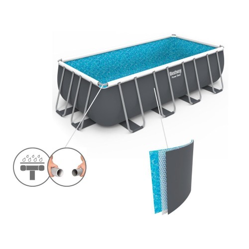 Бассейн каркасный Bestway 56670 Steel Pro MAX 488х244х122см 