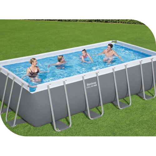 Бассейн каркасный Bestway 56670 Steel Pro MAX 488х244х122см 