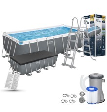 Бассейн каркасный Bestway 56670 Steel Pro MAX 488х244х122см 