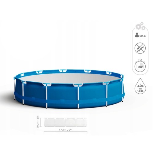 Бассейн каркасный BestWay 56679 Steel Pro 305x76 см