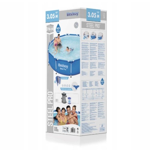 Бассейн каркасный BestWay 56679 Steel Pro 305x76 см