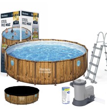 Бассейн каркасный Bestway 56725 Steel Pro MAX 488х122см