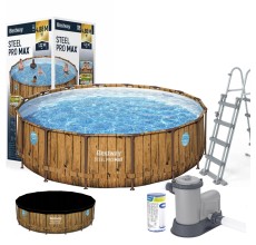 Бассейн каркасный Bestway 56725 Steel Pro MAX 488х122см