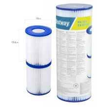 Сменный картридж (2 шт.) Bestway 58094  тип II, для насосов 58117, 58148, 58383, 58386