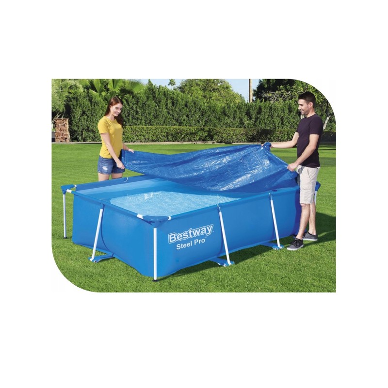 Тент Bestway 58105 для прямоугольных каркасных бассейнов 259х170см (264х174см) 58105 - фото 3 | Ugolok.by